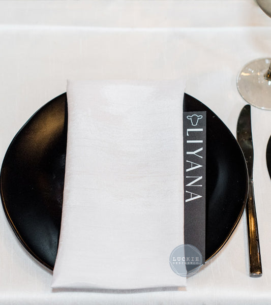 Modern Cardstock Menu with Meal Indicator