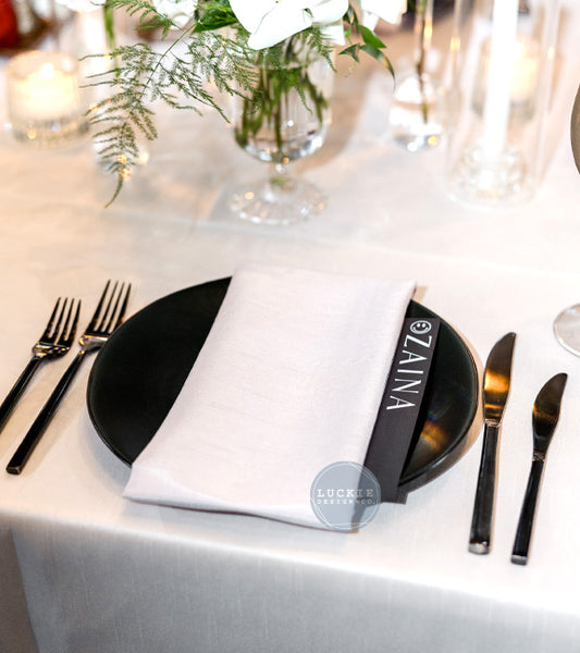Modern Cardstock Menu with Meal Indicator