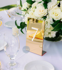 Elegant Table Numbers