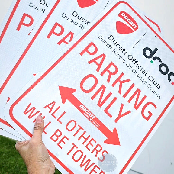 Subaru Parking Sign