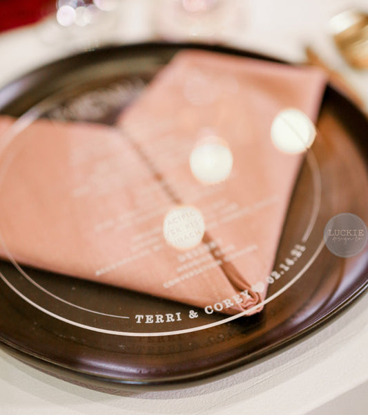 Acrylic Menu