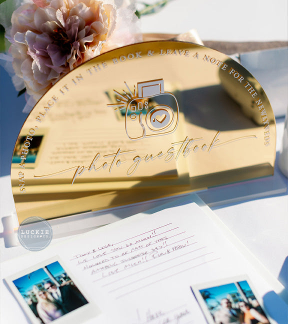 Photo Polaroid Guestbook Sign
