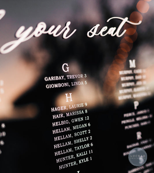 Find Your Seat